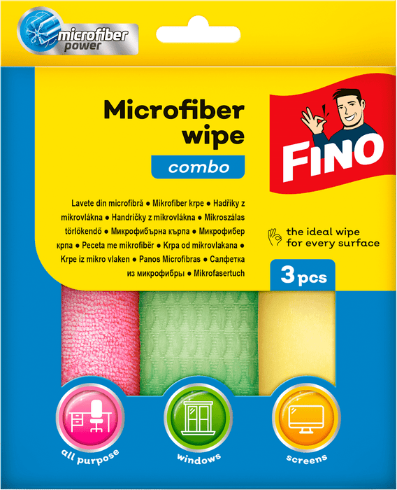 FINO Lavete din microfibră, 3 buc WALTI