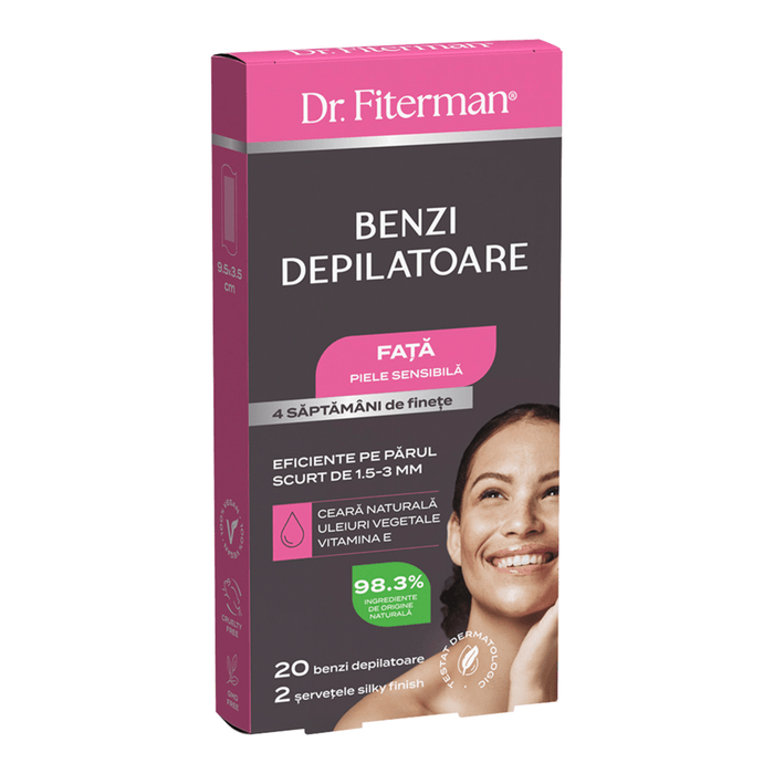 Fiterman Pharma Benzi depilatoare pentru față, 20 buc - WALTI WALTI