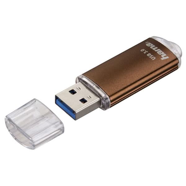 Memorie USB HAMA Laeta FlashPen 124003, 32GB, USB 3.0, maro WALTI