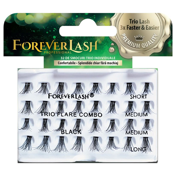 FOREVERLASH Gene false individuale Trio combo, 1 buc WALTI