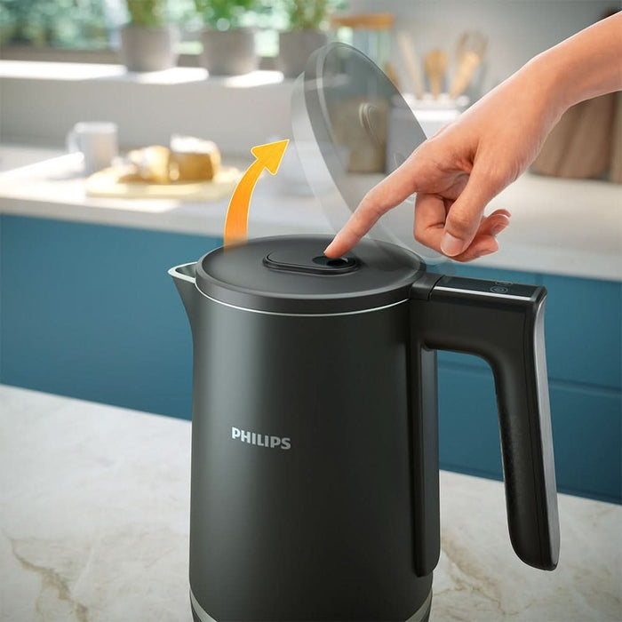 Fierbator apa PHILIPS Seria 7000 HD9396/90, 1.7l, 2200W, negru-argintiu WALTI