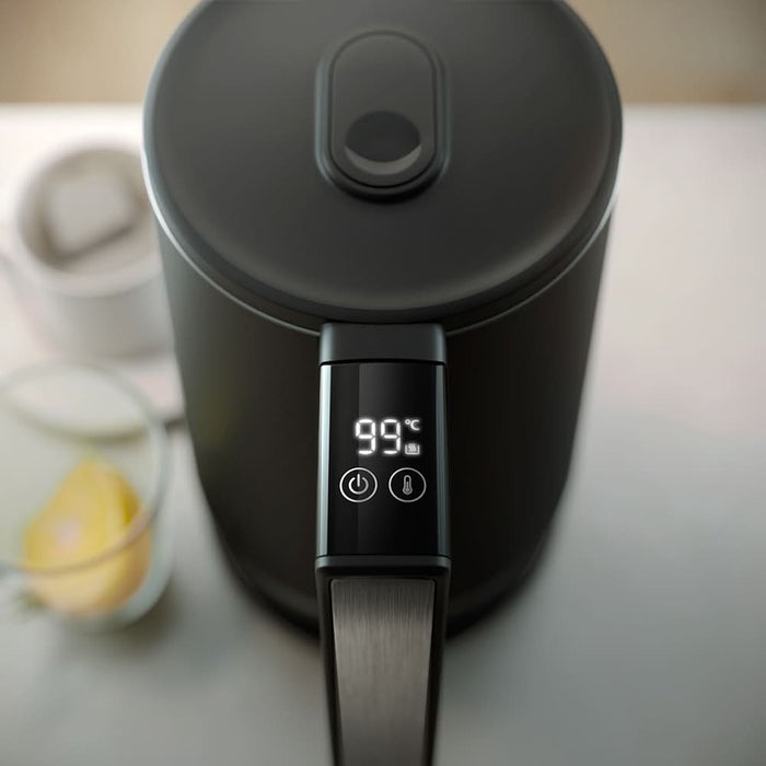 Fierbator apa PHILIPS Seria 7000 HD9396/90, 1.7l, 2200W, negru-argintiu WALTI