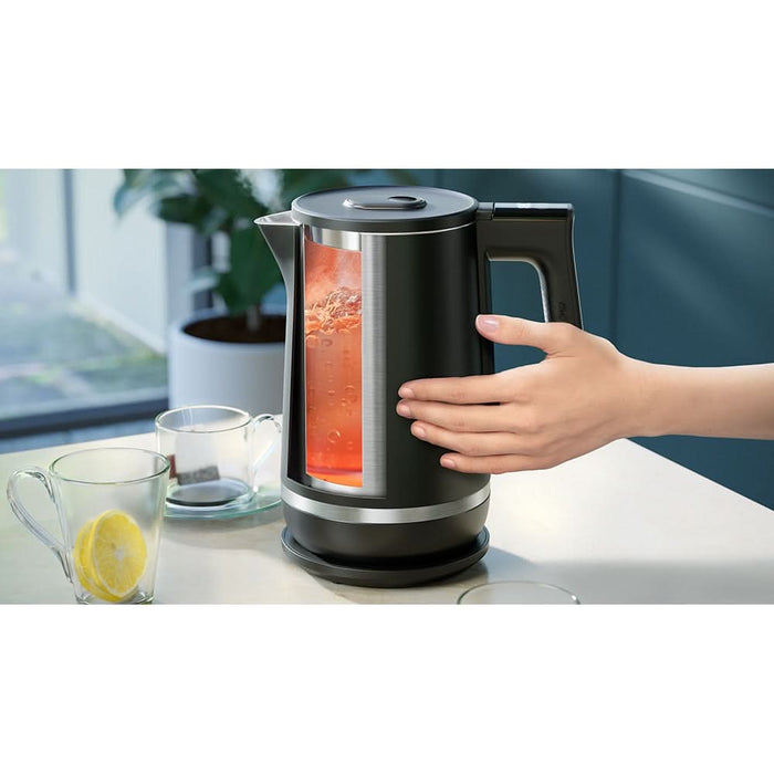 Fierbator apa PHILIPS Seria 7000 HD9396/90, 1.7l, 2200W, negru-argintiu WALTI