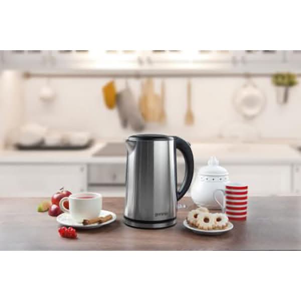 Fierbator apa GORENJE K15DWS, 1.5l, 2200W, argintiu-negru WALTI