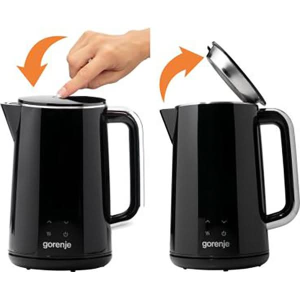 Fierbator apa GORENJE K17DWD, 1.7l, 2200W, negru-argintiu WALTI