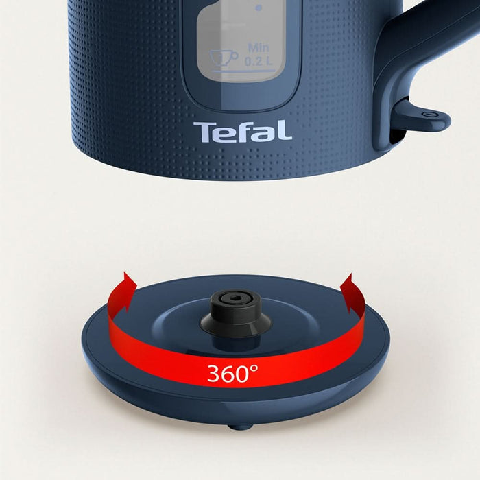 Fierbator TEFAL Morning KO2M0410, 1.7l, 2400W, albastru WALTI