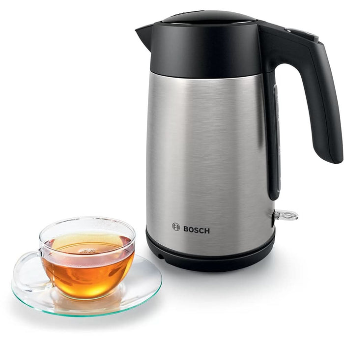 Fierbator apa BOSCH TWK7L460, 1.7l, 2400W, argintiu-negru WALTI