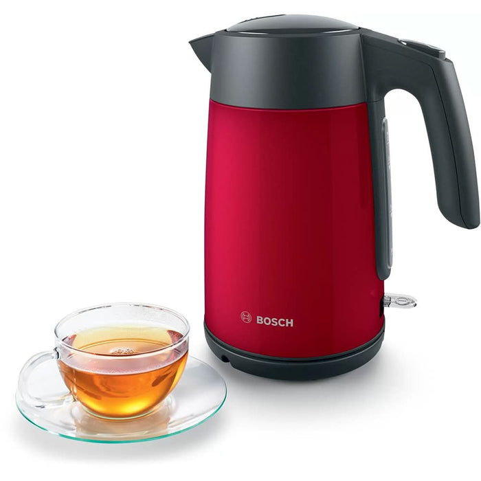 Fierbator apa BOSCH TWK7L464, 1.7l, 2400W, rosu-gri antracit WALTI