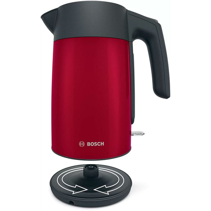 Fierbator apa BOSCH TWK7L464, 1.7l, 2400W, rosu-gri antracit WALTI