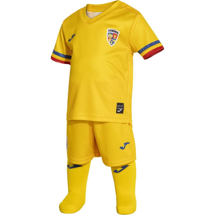 Set fotbal suporter pentru bebelusi JOMA Echipa Nationala de Fotbal a Romaniei 2023, 6 luni, galben WALTI