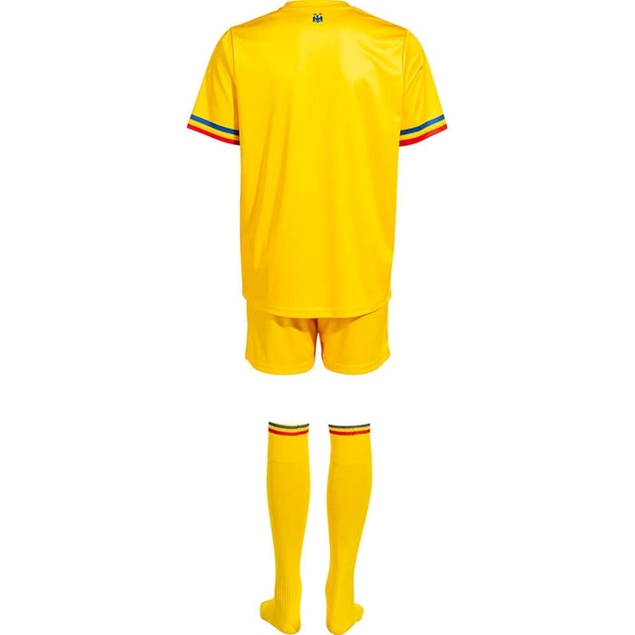 Set fotbal suporter pentru copii JOMA Echipa Nationala de Fotbal a Romaniei 2023, marimea XS, galben WALTI