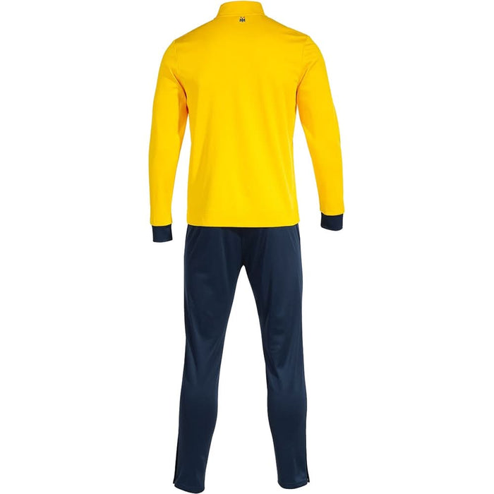 Trening fotbal de prezentare pentru copii JOMA Echipa Nationala de Fotbal a Romaniei 2023, marimea 3XS, galben-bleumarin WALTI