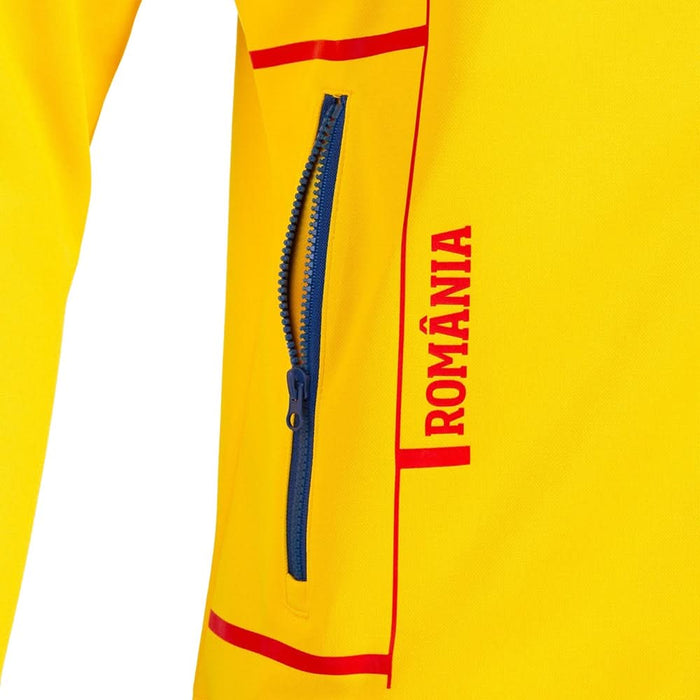 Trening fotbal de prezentare pentru copii JOMA Echipa Nationala de Fotbal a Romaniei 2023, marimea 4XS, galben-bleumarin WALTI