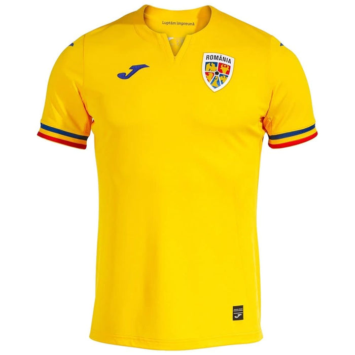 Tricou fotbal de joc JOMA Echipa nationala de Fotbal a Romaniei 2023, marimea S, galben WALTI