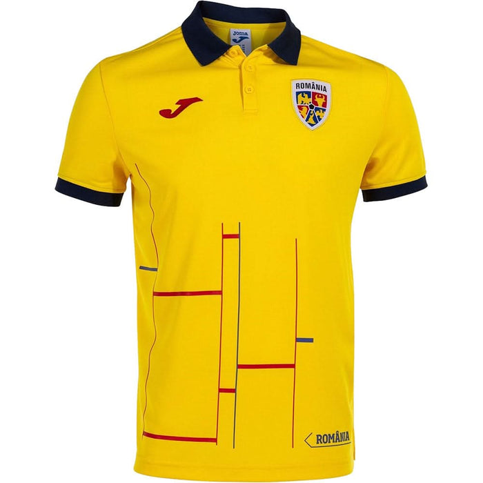 Tricou fotbal de prezentare JOMA Echipa Nationala de Fotbal a Romaniei 2023, marimea M, galben WALTI