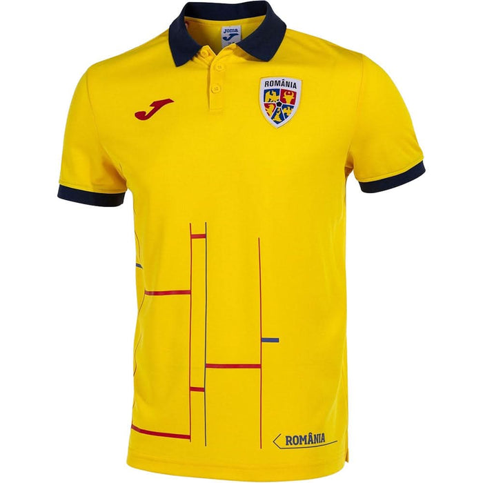 Tricou fotbal de prezentare JOMA Echipa Nationala de Fotbal a Romaniei 2023, marimea M, galben WALTI
