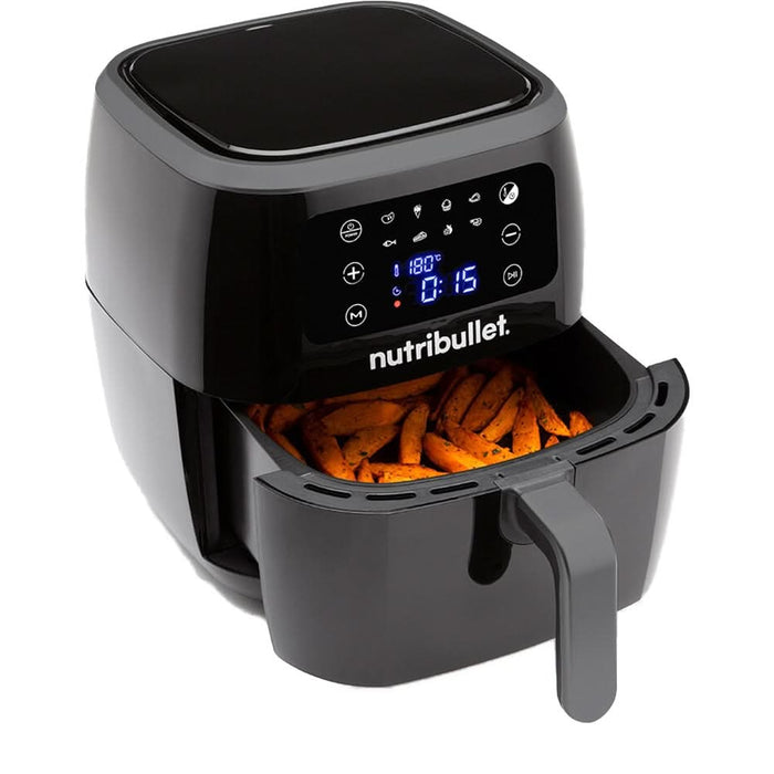 Friteuza cu aer cald NUTRIBULLET XXL NBA071B, 1.4kg, 7l, 1800W, negru WALTI