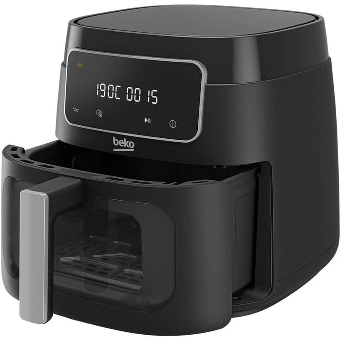 Friteuza cu aer cald BEKO ExpertFry XL FRL3374B, 7.6l, 1750W, negru-argintiu WALTI