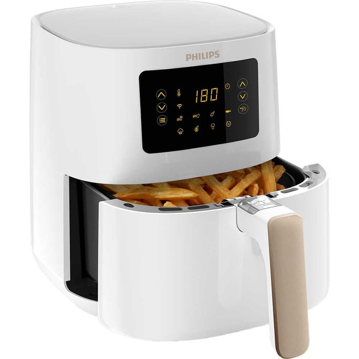 Friteuza cu aer cald PHILIPS Airfryer 5000 HD9255/30, 0.8kg, 4.1l, 1400W, alb-auriu WALTI