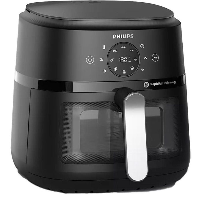 Friteuza cu aer cald PHILIPS Airfryer Seria 2000 NA231/00, 0.8kg, 6.2l, 1700W, negru-argintiu WALTI