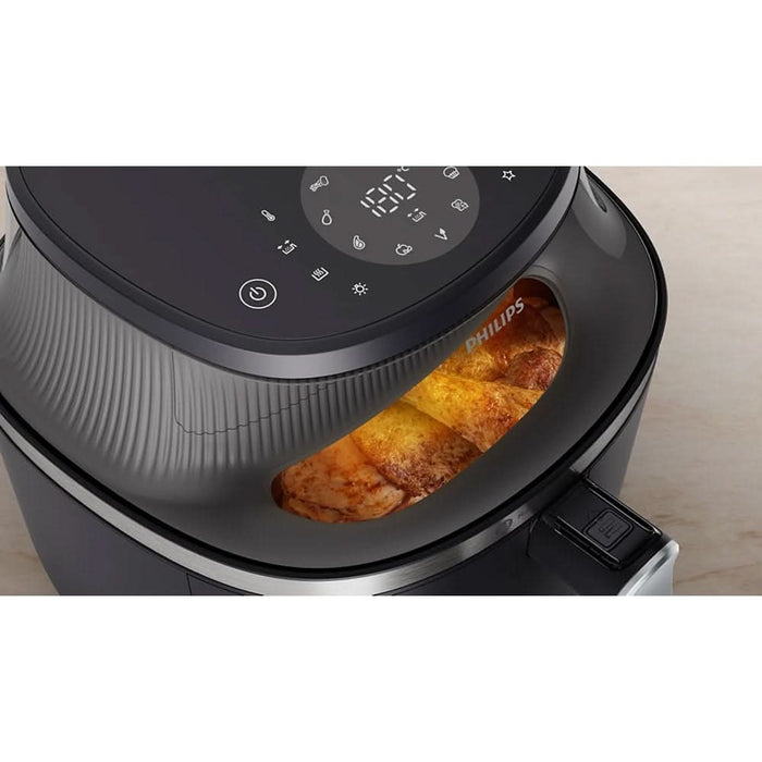 Friteuza cu aer cald PHILIPS Airfryer Seria 3000 NA322/00, 4.2l, 1400W, negru-auriu WALTI
