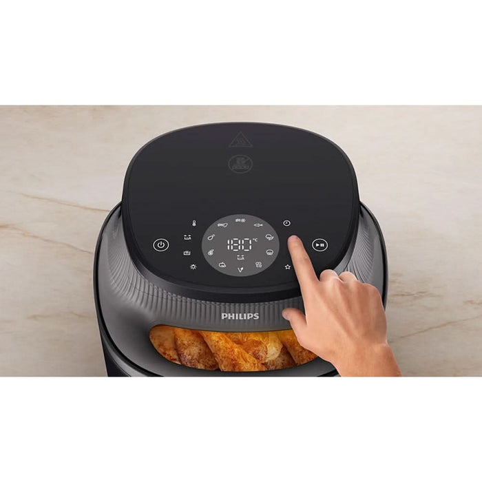 Friteuza cu aer cald PHILIPS Airfryer Seria 3000 NA322/00, 4.2l, 1400W, negru-auriu WALTI