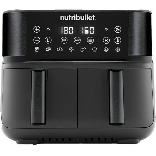 Friteuza cu aer cald NUTRIBULLET Twin Drawer NBA081B, 2x4l, 2850W, negru - WALTI WALTI