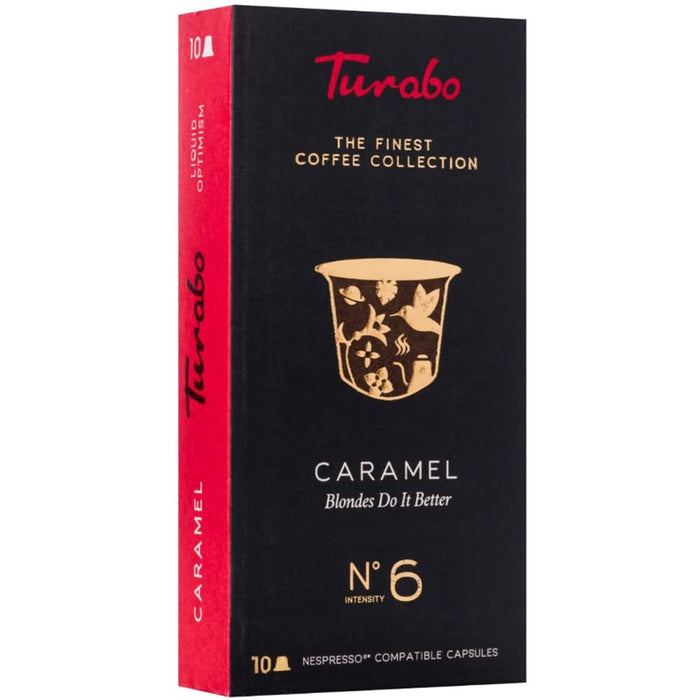 Capsule cafea TURABO Caramel, compatibile Nespresso, 10 capsule, 50 g WALTI