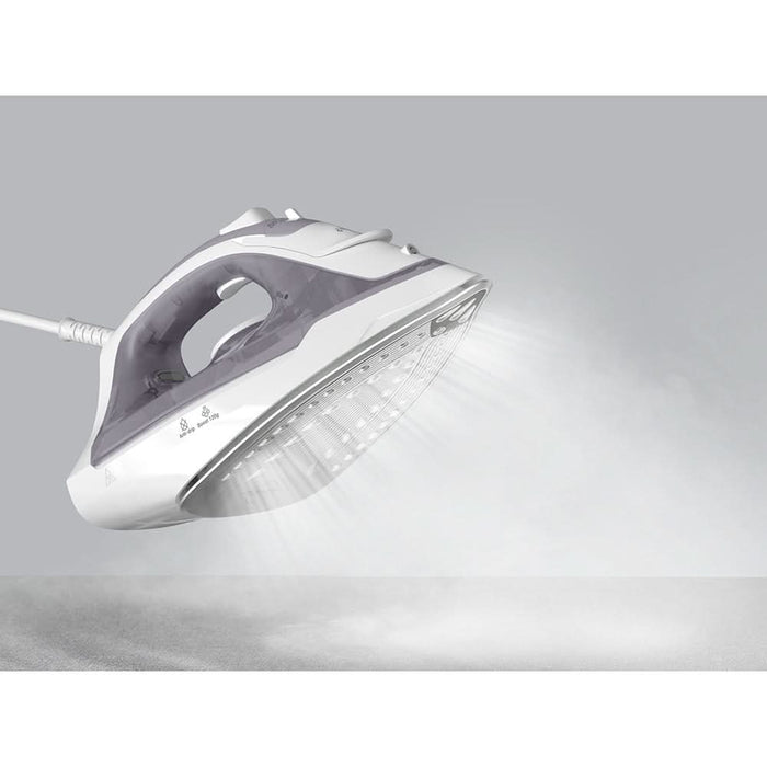 Fier de calcat TEFAL Virtuo FV2C43E0, 2000W, 120g/min, 240ml, talpa ceramica, alb-gri WALTI