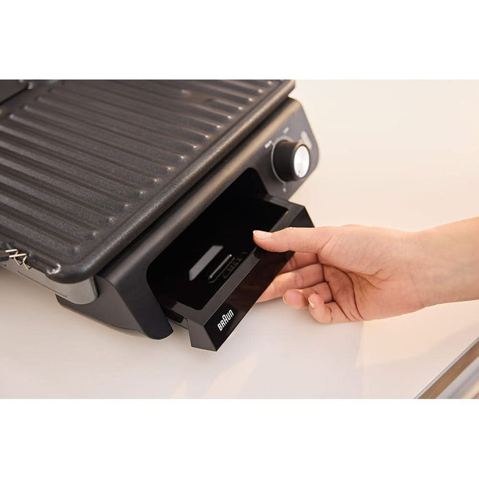 Gratar electric BRAUN MultiGrill 5 CG5033, 2000W, argintiu inchis-negru WALTI