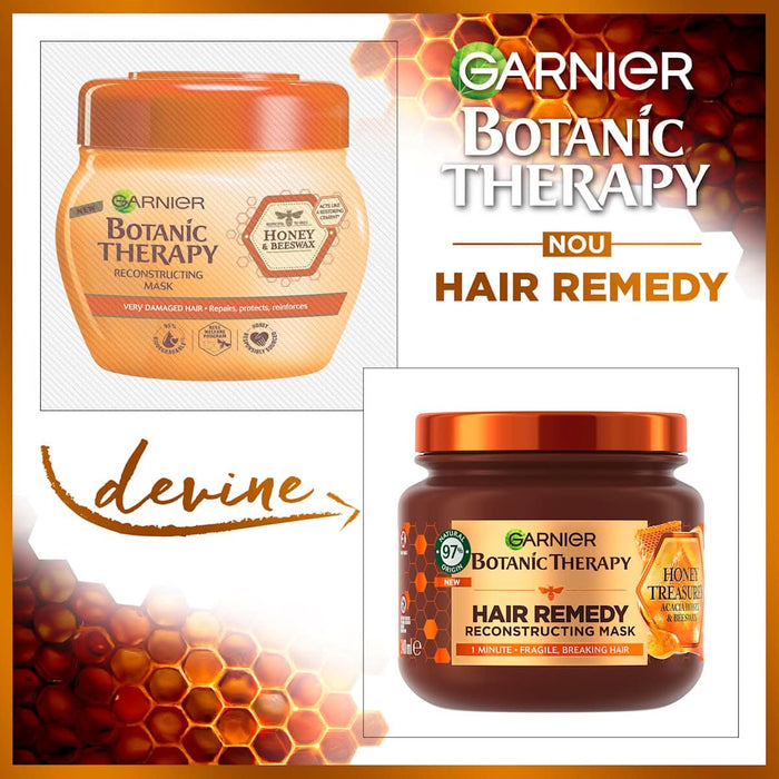 GARNIER BOTANIC THERAPY Mască de păr Hair Remedy cu miere & ceara de albine, 340 ml WALTI