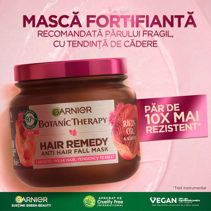 GARNIER BOTANIC THERAPY Mască de păr Hair Remedy cu ulei de ricin, 340 ml WALTI