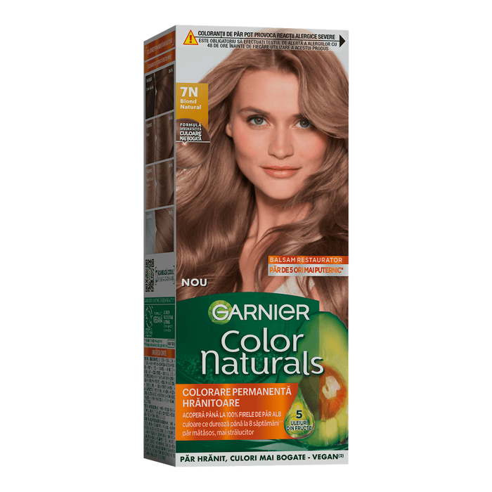 GARNIER Color naturals Vopsea de păr permanentă 7N Blond Natural, 1 buc WALTI