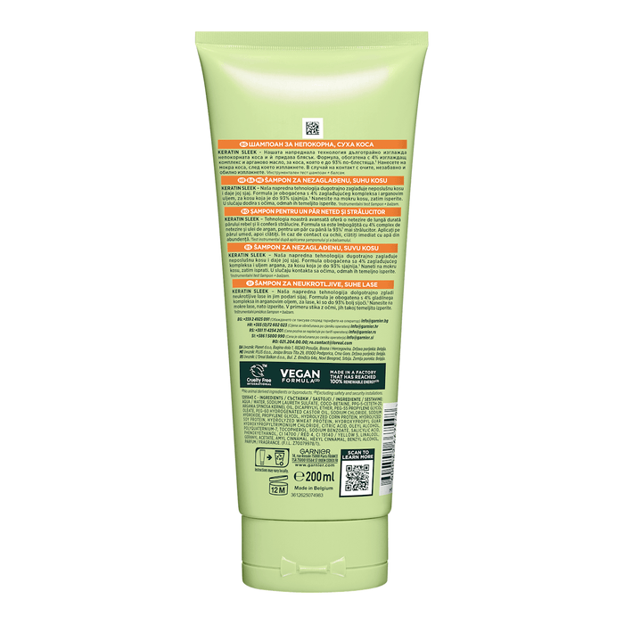 GARNIER FRUCTIS Șampon Keratin Sleek, 200 ml WALTI