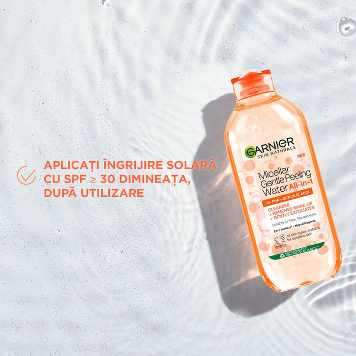 GARNIER SKIN NATURALS Apă micelară cu efect exfoliant delicat, 400 ml WALTI