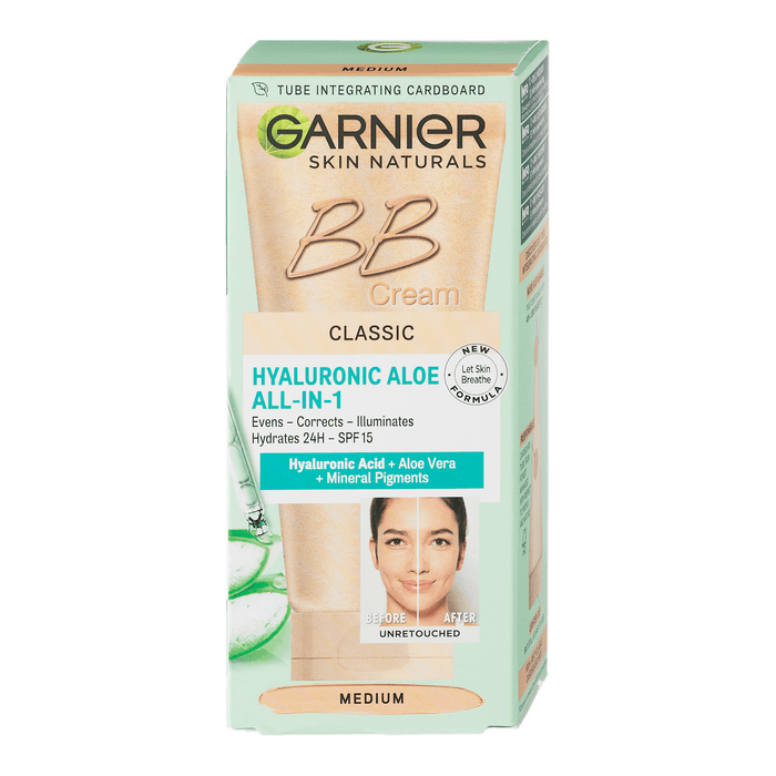 GARNIER SKIN NATURALS Hyaluronic Aloe All-In-1 Classic BB cream mediu, 50 ml WALTI