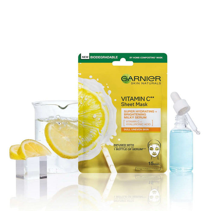 GARNIER SKIN NATURALS Mască șervețel cu vitamina C, 1 buc WALTI
