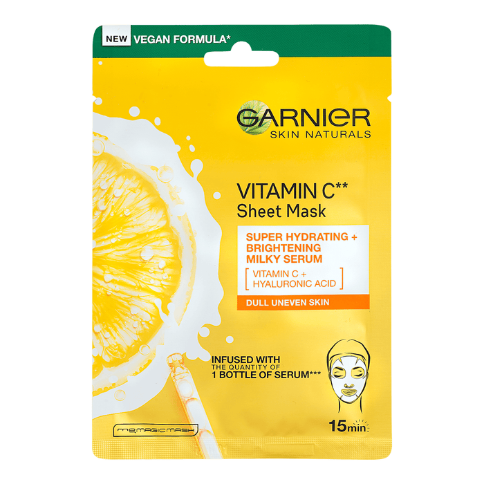 GARNIER SKIN NATURALS Mască șervețel cu vitamina C, 1 buc WALTI