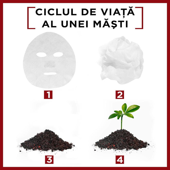 GARNIER SKIN NATURALS Mască șervețel pentru față cu semințe de struguri și acid hialuronic, 1 buc WALTI