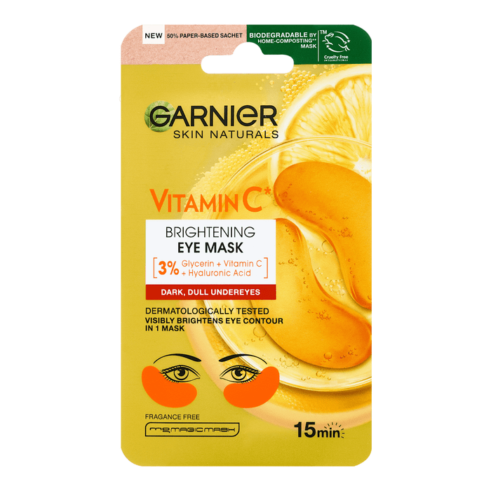 GARNIER SKIN NATURALS Mască șervețel pentru zona ochilor, 1 buc WALTI