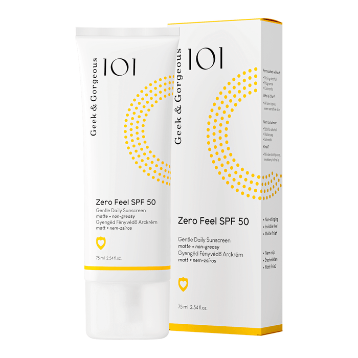 Geek&Gorgeous Cremă de față Zero Feel SPF50, 75 ml WALTI