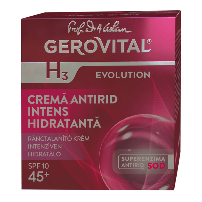 GEROVITAL Cremă antirid intens hidratantă 45+, 50 ml WALTI
