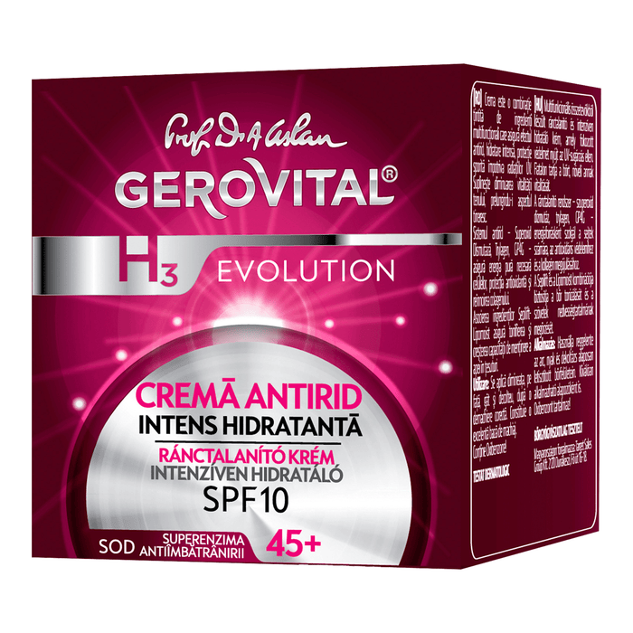 GEROVITAL Cremă antirid intens hidratantă 45+, 50 ml WALTI