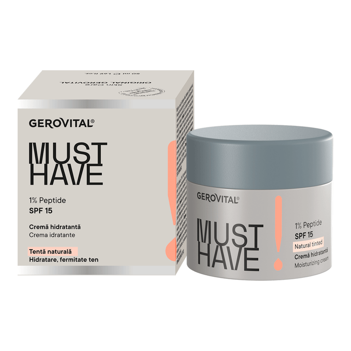 GEROVITAL Cremă de față hidratantă  cu SPF15, 50 ml WALTI