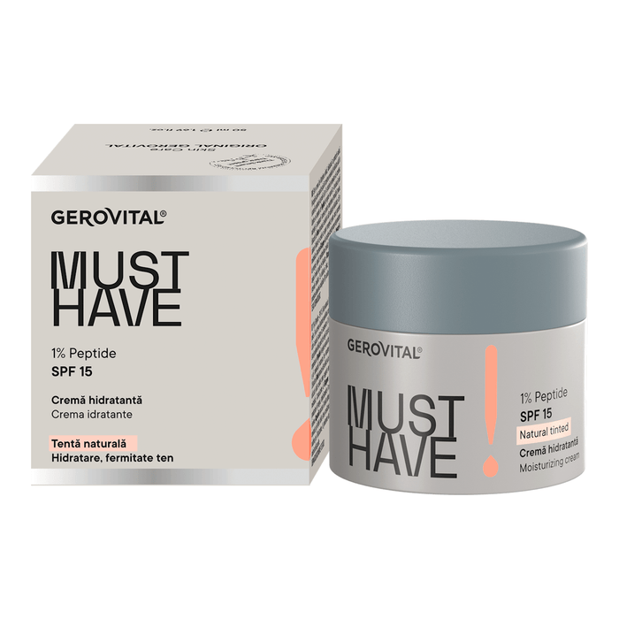 GEROVITAL Cremă de față hidratantă  cu SPF15, 50 ml WALTI