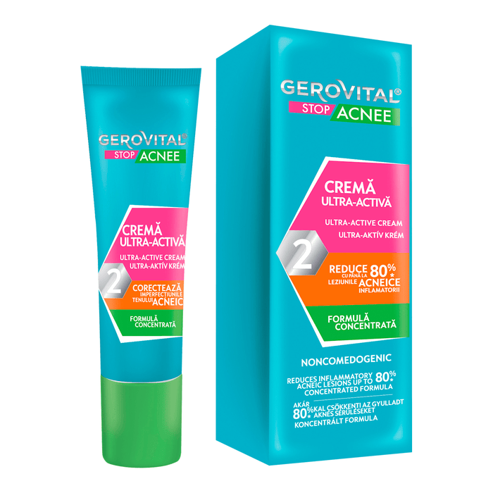 GEROVITAL Cremă ultra-activă noncomedogenic, 15 ml WALTI