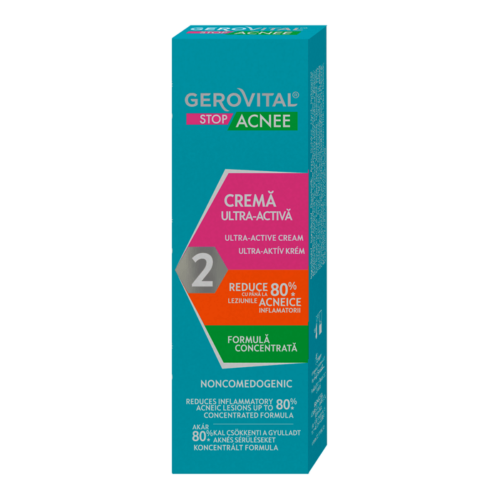 GEROVITAL Cremă ultra-activă noncomedogenic, 15 ml WALTI