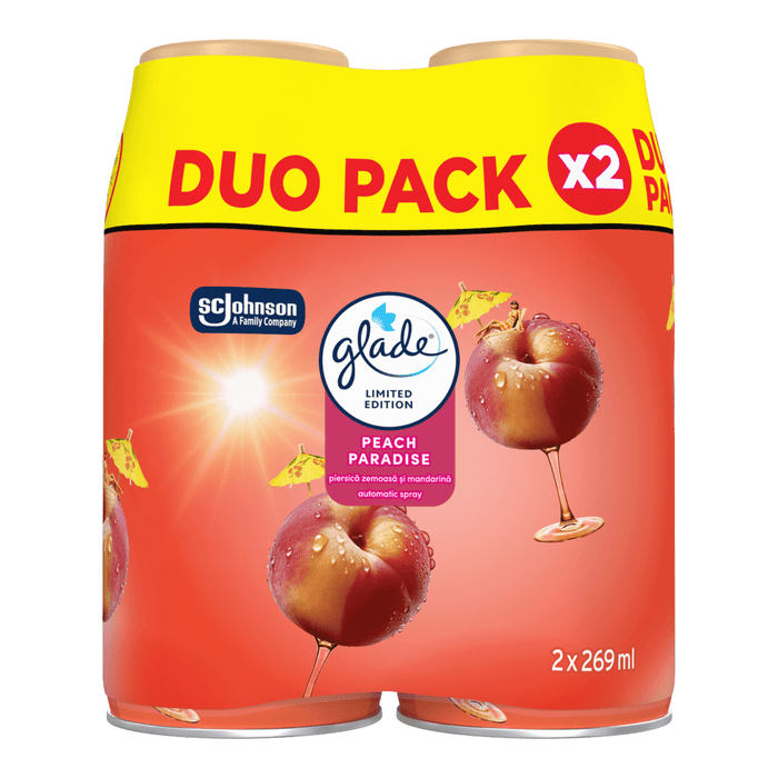 glade Rezervă spray aparat automatic cu Piersici 2X269ml, 2 buc WALTI