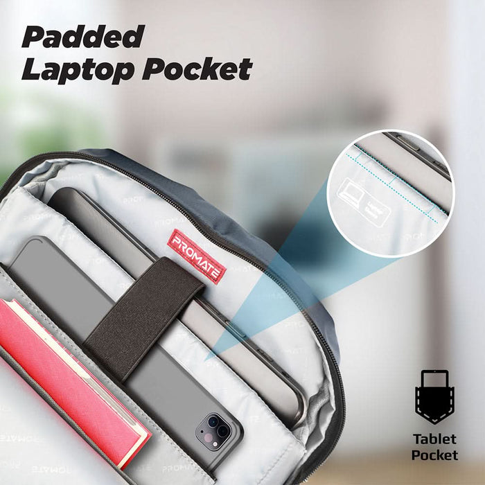 Rucsac laptop PROMATE LIMBER-BP, 15.6", albastru WALTI