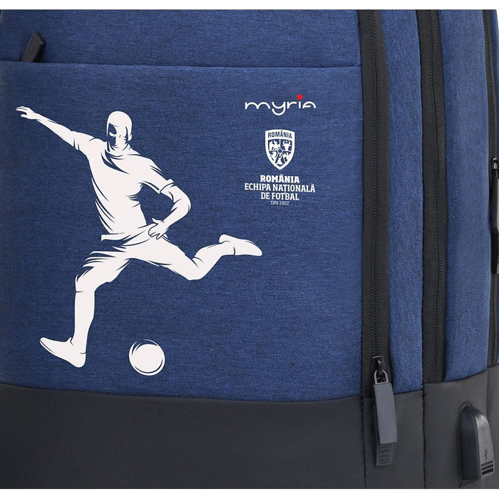 Rucsac laptop MYRIA Echipa Nationala de Fotbal MY8320FRF, 16", albastru WALTI